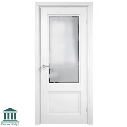 درب MDF نئو کلاسیک شیشه خور کد 30495