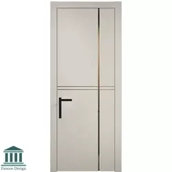 درب MDF نئو کلاسیک شیشه خور کد 30495