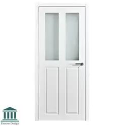 درب MDF نئو کلاسیک شیشه خور کد 30495