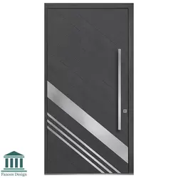 درب لابی تمام چوب شیشه خور کد 30811