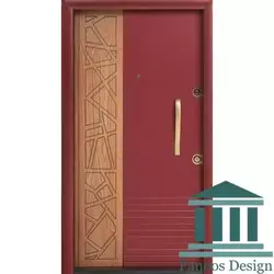 درب ضد سرقت سه قاب برجسته ونگه کد 30409