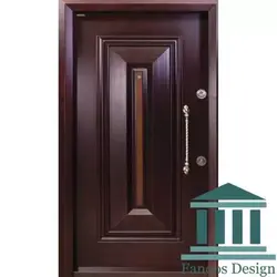 درب ضد سرقت سه قاب برجسته ونگه کد 30409