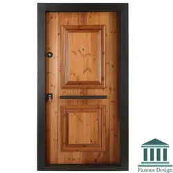 درب ضد سرقت سه قاب برجسته ونگه کد 30409