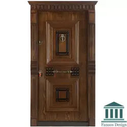 درب ضد سرقت سه قاب برجسته ونگه کد 30409