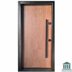 درب ضد سرقت سه قاب برجسته ونگه کد 30409