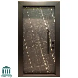 درب ضدسرقت لوکس برجسته روکش راش کد 6075