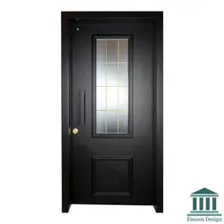 در مدرن ورودی آپارتمان دو قاب کد 30563