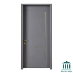 در مدرن ورودی آپارتمان دو قاب کد 30563