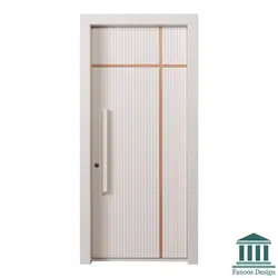 در مدرن ورودی آپارتمان دو قاب کد 30563