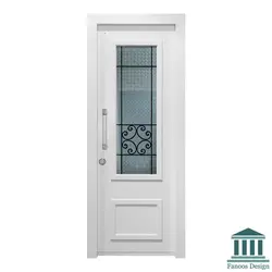 در مدرن ورودی آپارتمان دو قاب کد 30563