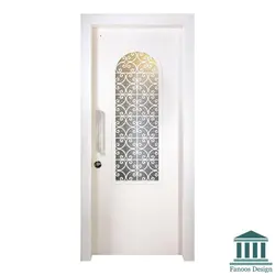 در مدرن ورودی آپارتمان دو قاب کد 30563