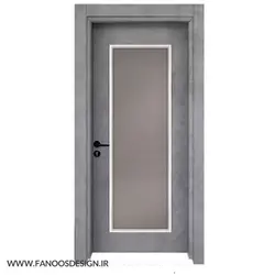 درب پلی وود قاب شیشه ای کد 50051