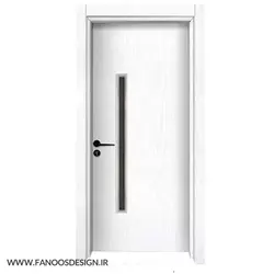 درب پلی وود قاب شیشه ای کد 50048