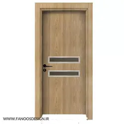 درب پلی وود قاب شیشه ای کد 50045