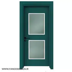 درب پلی وود قاب شیشه ای کد 50042