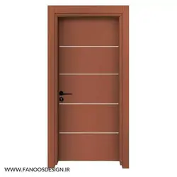 درب پلی وود ضدآب تریم آلومینیوم کد 50032