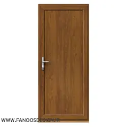 درب یو پی وی سی سرویس بهداشتی شیشه خور کد 20001