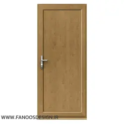 درب یو پی وی سی سرویس بهداشتی شیشه خور کد 20001