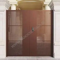 درب آهنی حیاط کد 2216