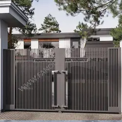 درب آهنی حیاط کد 2216