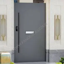 درب آهنی حیاط کد 2216