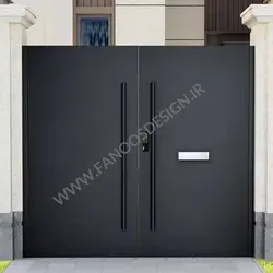 درب آهنی حیاط کد 2216