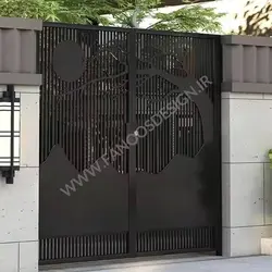 درب آهنی حیاط کد 2216