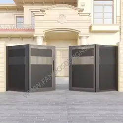 درب آهنی حیاط کد 2216