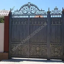 درب آهنی حیاط کد 2216