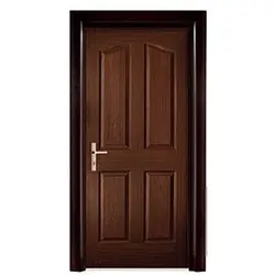 درب HDF اطاق رنگ شده  کد 400 | درب اتاقی خام چهار قاب ابرویی