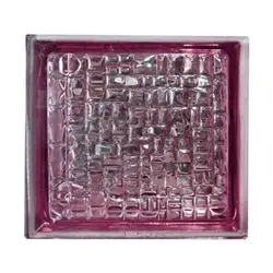 بلوک شیشه ای کاوه مدل کوبیسم صورتی