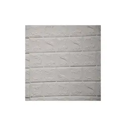 دیوار پوش فومی طرح آجر سفید 70x77