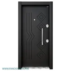 درب ضدسرقت طوسی سوپر مات کد 6077