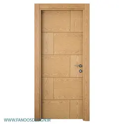 درب اتاق خواب روکش بلوط پازل کد 12083