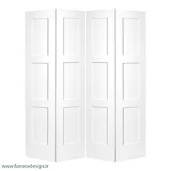 درب چوبی تاشو چهار لنگه کد 6112