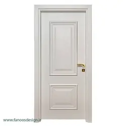 درب پی وی سی سفید سوپر مات کد 5113