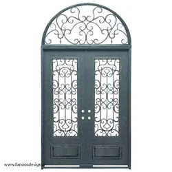 درب ورودی لابی فلزی کد 2195