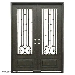 درب اهنی درب فلزی ساده حیاط کد 2189