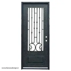 درب تک لنگه فلزی ساده کد 2185