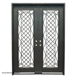 درب پارکینگ فلزی کد 2174