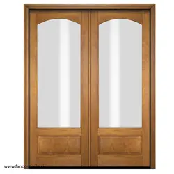 درب چوبی دو لنگه کد 40102