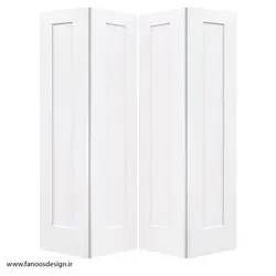 درب آکاردئونی چوبی کد 40128