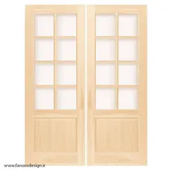 درب چوبی دو لنگه کد 4059