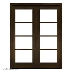 درب چوبی دو لنگه کد 4036