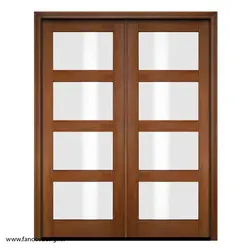 درب چوبی دو لنگه کد 4037