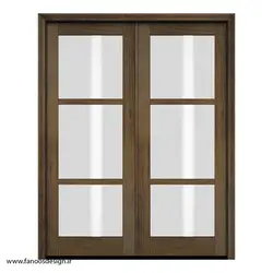 درب چوبی دو لنگه کد 4043