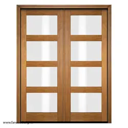 درب چوبی دو لنگه کد 4039