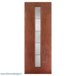 درب لابی چوبی تک لنگه کد 21106