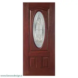 درب لابی چوبی تک لنگه کد 21143