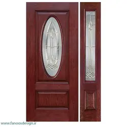 درب لابی چوبی یک و نیم لنگه کد 21126